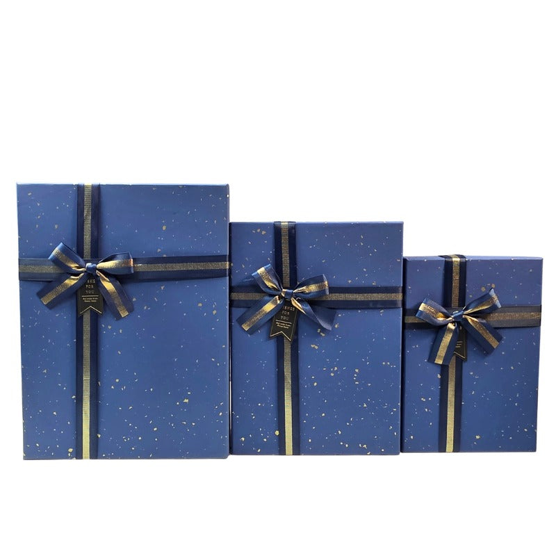 Royal Blue Ribbon Box