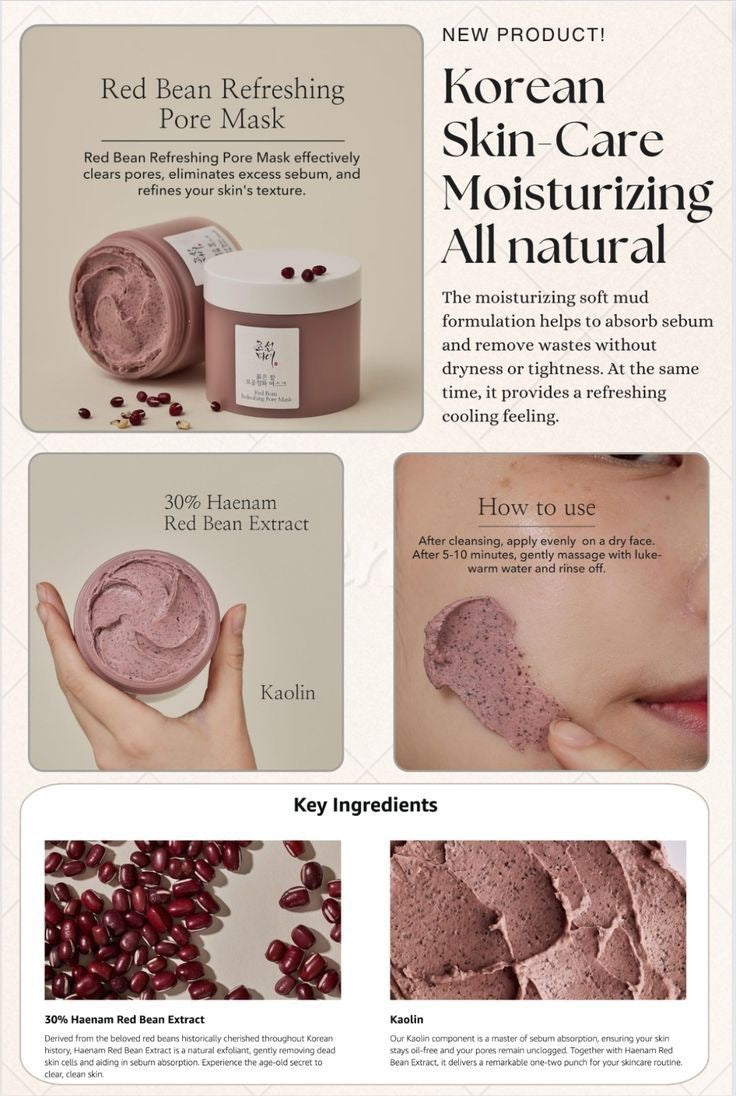 Beauty of Joseon Red Bean Refreshing Pore Mask 150ml