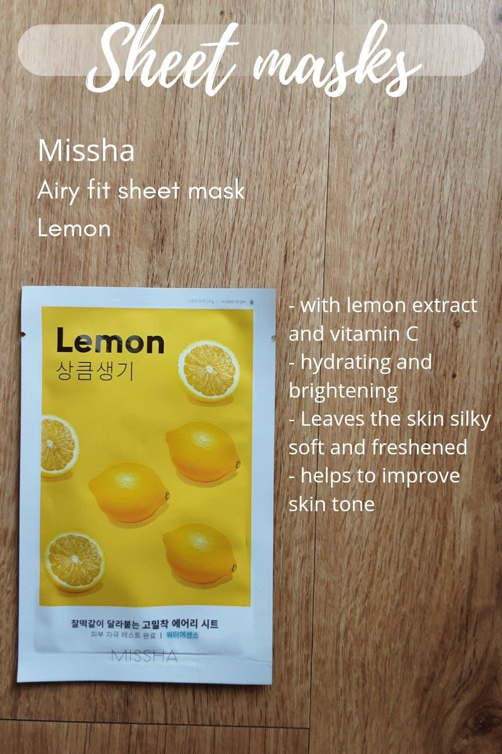 Missha Lemon Sheet Mask