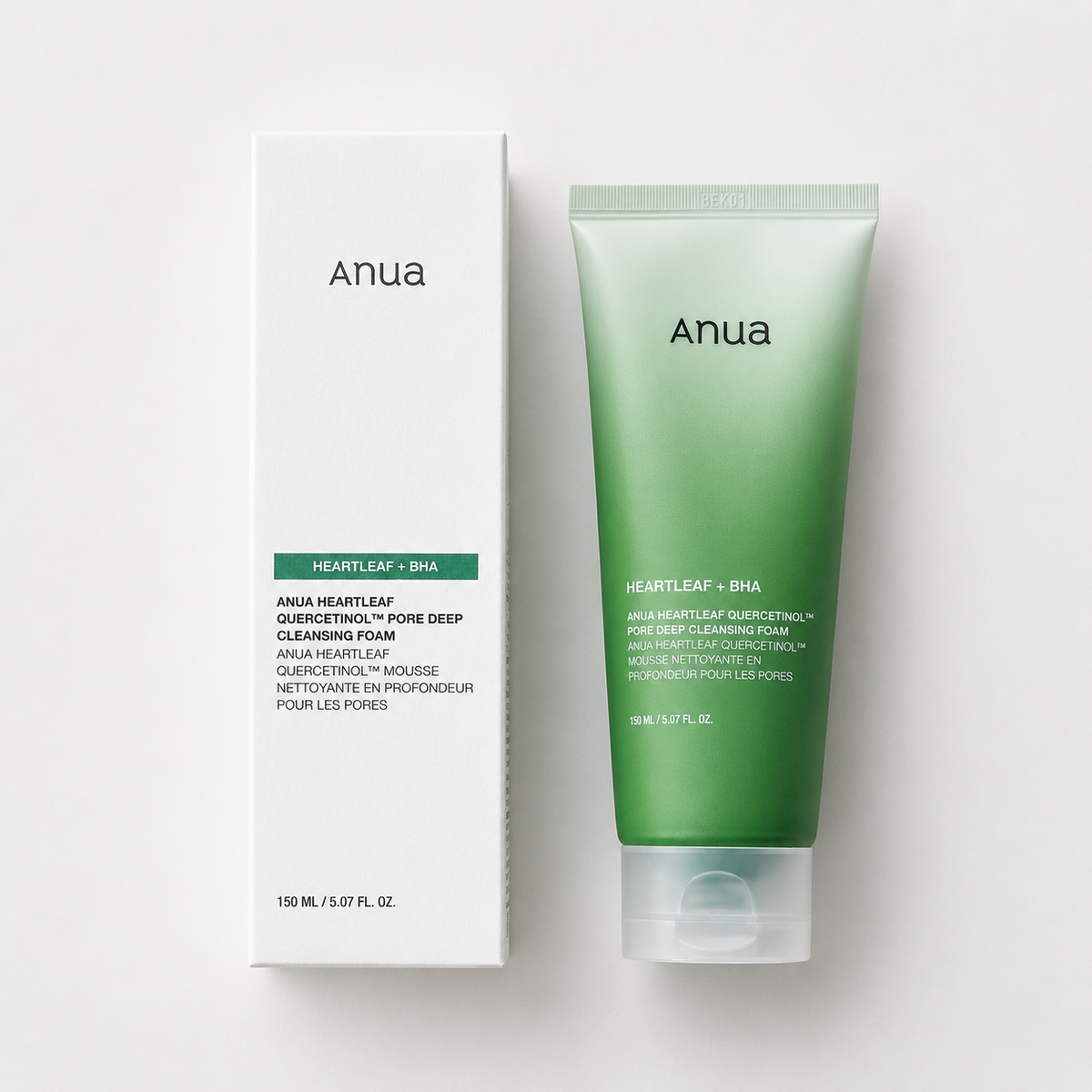 Anua Heartleaf + BHA Quercetinol Pore Deep Cleansing Foam 150ml