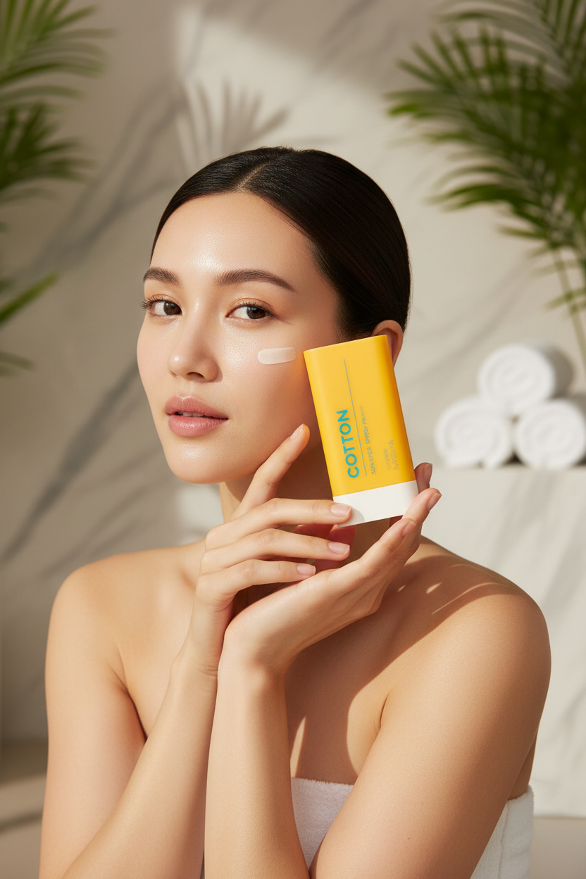 Missha All Around Safe Block Cotton Sun SPF50+ PA++++